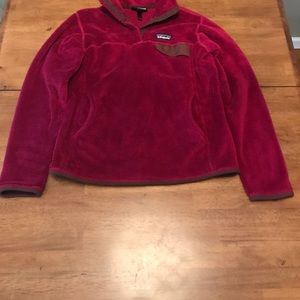 Patagonia woman fleece snap pullover
